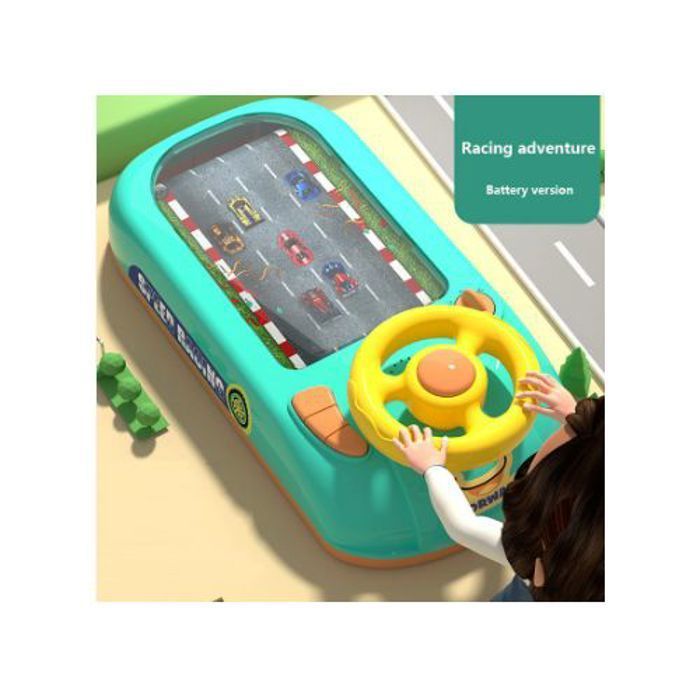 Jouet de Conduite Voiture de Course Pour Enfants et tout petits jouet Volant couleur aléatoire