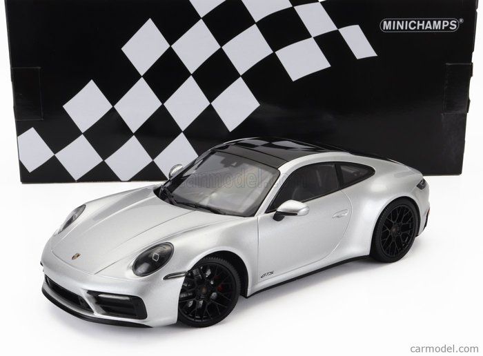MINICHAMPS - 1/18 - PORSCHE - 911 992 CARRERA 4 GTS COUPE 2020 - SILVER
