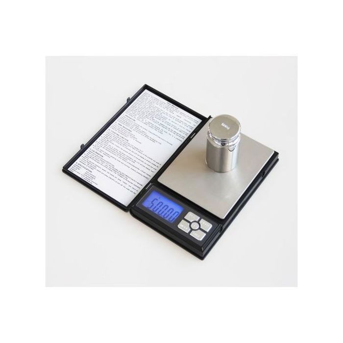 Balance de précision 0.01g - 500 grammes - Pour bijoux, cuisine et café - Ecran rétroéclairé
