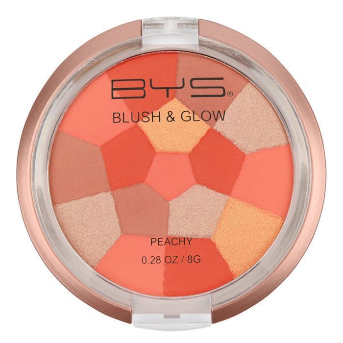 Blush - BYS - Blush & Glow Mosaic Compact - Couleur Peach - Texture douce - Longue tenue