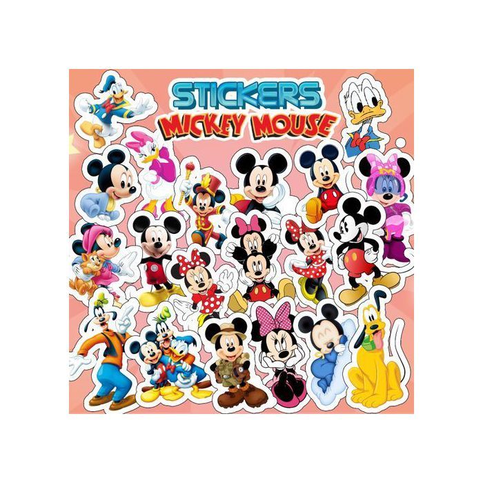 Decorative 20 Pcs - Pack Stickers Mickey Mouse -