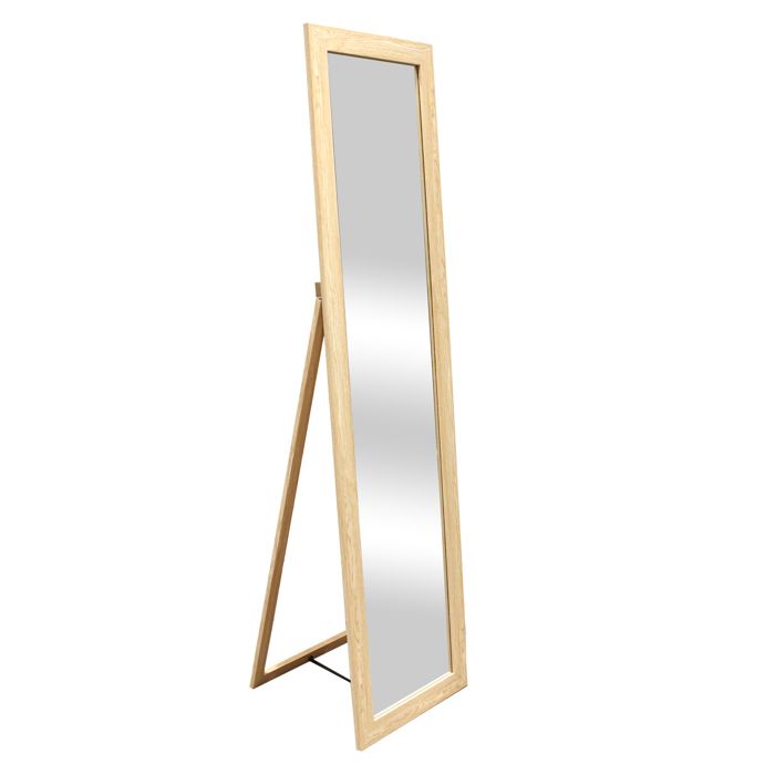 MIROIR EN BOIS SUR PIED 39X150CM