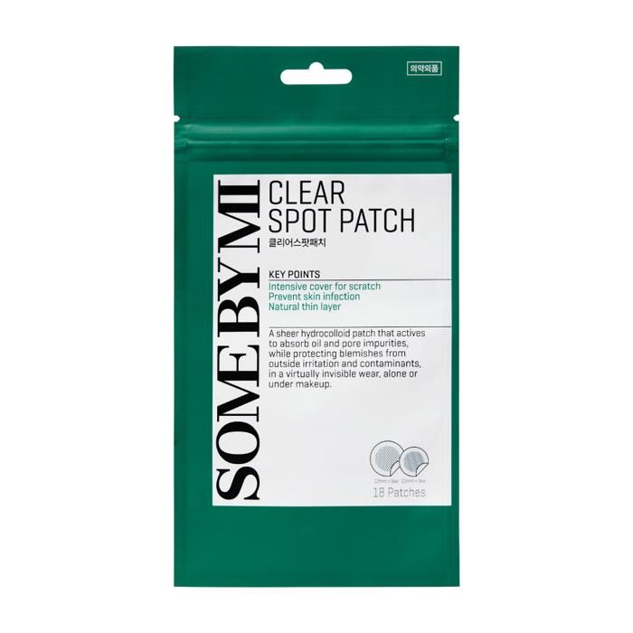Patchs anti-boutons - SOME BY MI - Days Miracle Clear Spot Patch - 18 patchs - Hypoallergénique - Waterproof