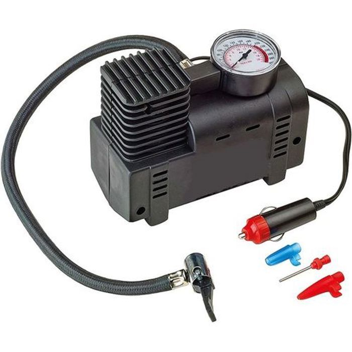 Compresseur de pneus électrique pour voiture Avec Manomètre 250 PSI 12V