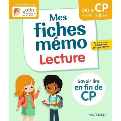 Fiches de lecture - Mes fiches mémo lecture CP - Aide à la mémorisation - Compréhension des lectures