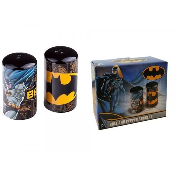 Salière et Poivrière - DC Comics - Batman - Céramique - 7 cm - Noir