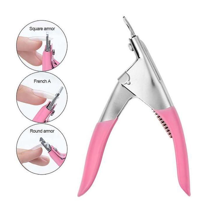 ciseaux ongles français en forme de U  Outil de coupe de ciseaux de manucure