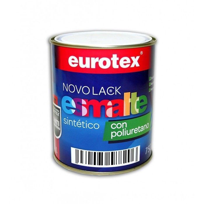 Peinture - EUROTEX - Laqué synthétique - Gris argenté - 1kg - Brillant