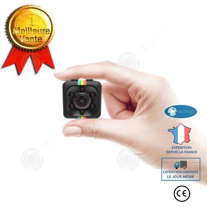 Mini caméra espion LUNAVO 720p sans fil 180mAh enregistrement exterieur portable prise de vue grand angle