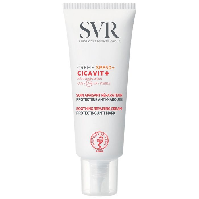 Crème réparatrice Cicavit+ SPF50+ - SVR - 40ml - Anti-marques - Anti-irritations - Anti-rougeurs