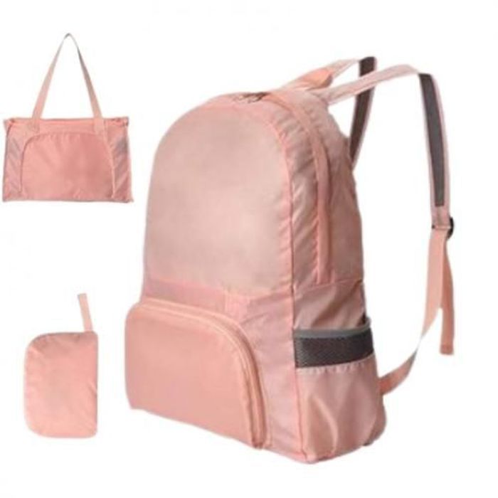 Sac à dos flexible - GENERIC - Pliable - Léger 135g - Idéal randonnée - Rose