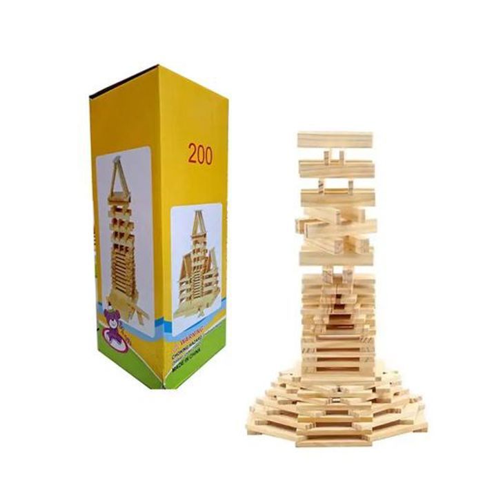 Jouet de construction - KAPLA - Blocs en bois - 200 pièces - Intérieur - Mixte - 3 ans et plus