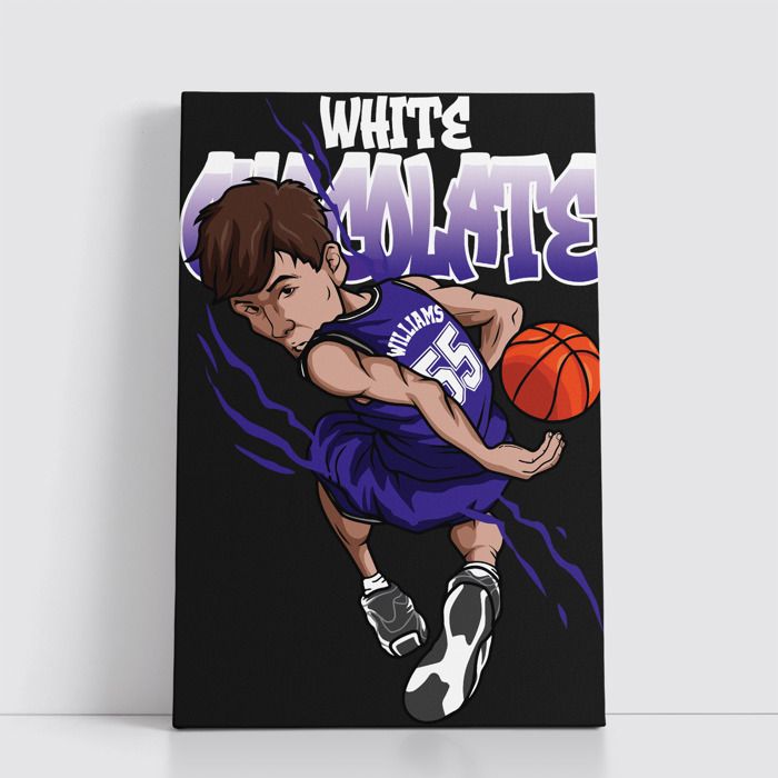 Tableau NBA sur Toile – Affiche Murale 25x40 cm avec Équipes et Joueurs Légendaires du Basket 340