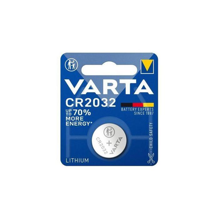 VARTA Pile Bouton CR2032 au Lithium 3 volts, CR 2032 Batterie 3V