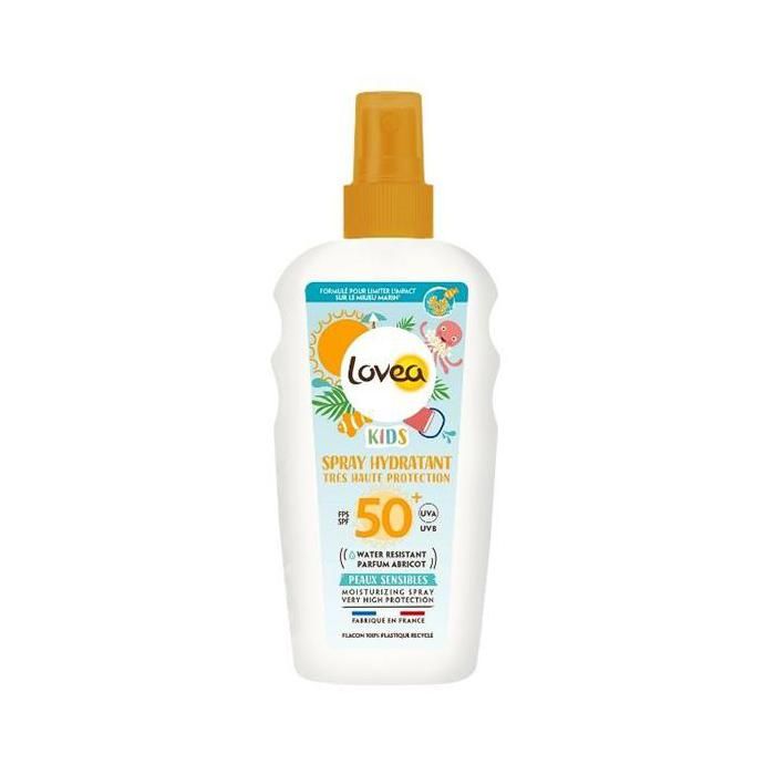 Lovea Solaire Kids Spray Hydratant Parfum Abrico SPF50+ 150ml
