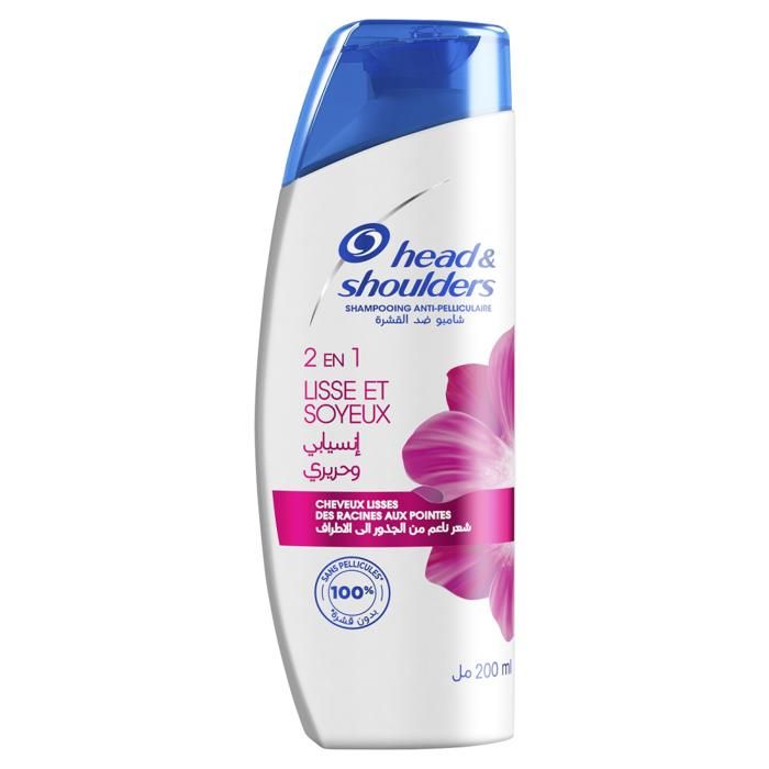 Head & Shoulders Shampoing Antipelliculaire Lisse et Soyeux - 200ml