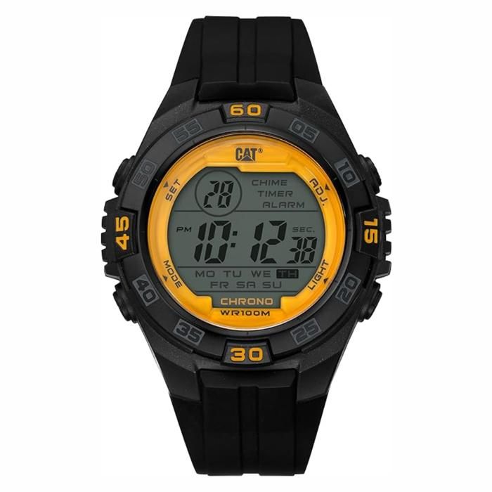 Montre - Caterpillar Digimax - Noir - Quartz - 47 mm