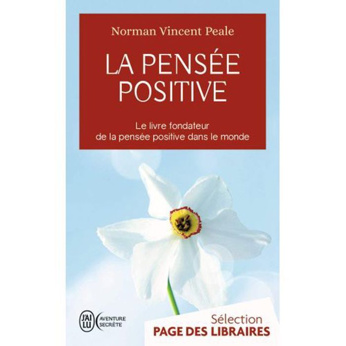Livre - Norman Vincent Peale - La pensée positive - Guide de bonheur - Papier de haute qualité - Original
