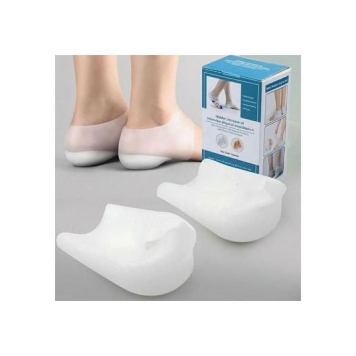 Chaussettes à talon en gel de siliconehaut pour augmenter la taille