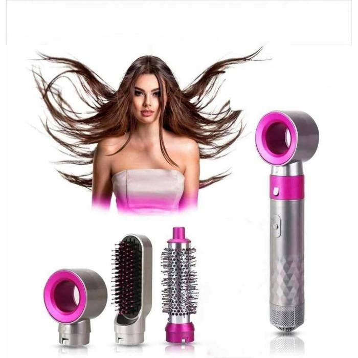 3 en 1 sèche-cheveux électrique chauffage chaud peigne à cheveux brosse à cheveux bigoudi