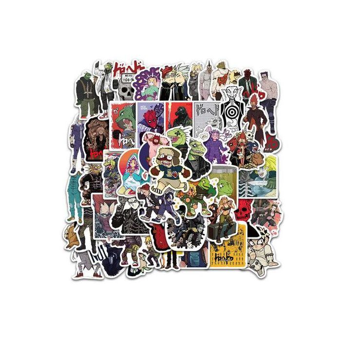 Stickers - Dorohedoro - 50pcs - Multicolore - Waterproof - Décoration murale