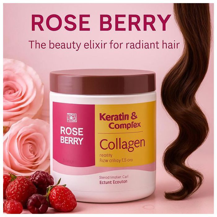 Roseberry Masque Capillaire Collagène 500ML ORIGINAL