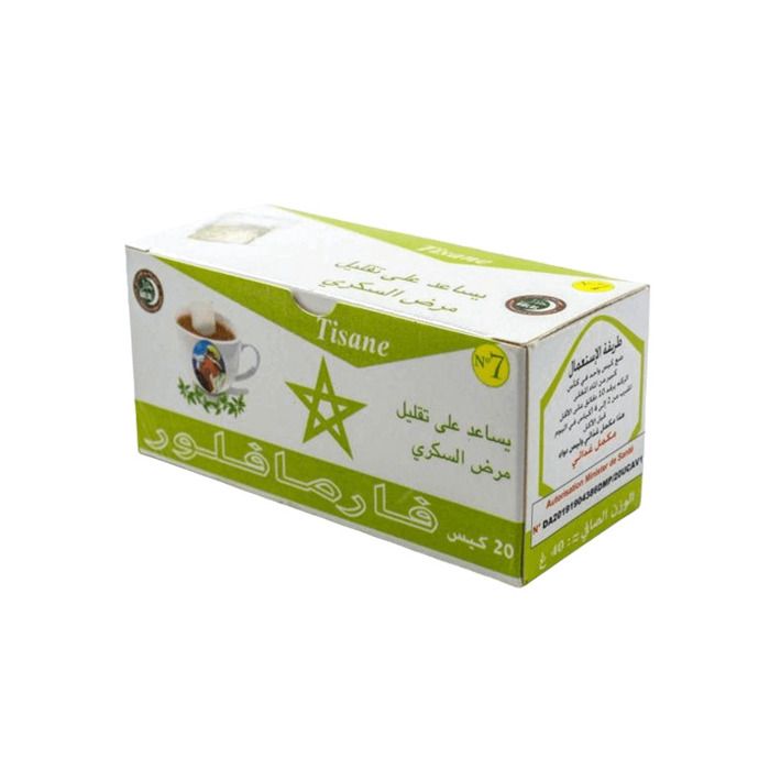 Pharmaflor Tisane N°7 Equilibre Glucidique 20 sachet