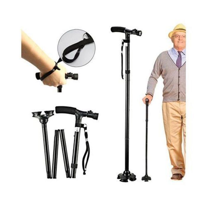 Magic Cane Canne de marche - Magic Cane pliable en aluminium ,LED Light