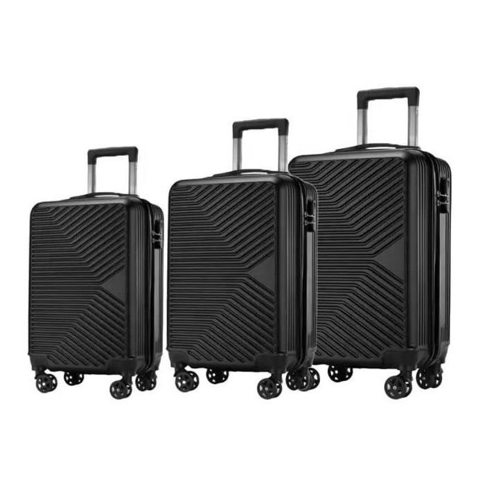Ensemble de valise unisexes classique Abs 3 pièces, 30kg / 20 kg / 10 kg