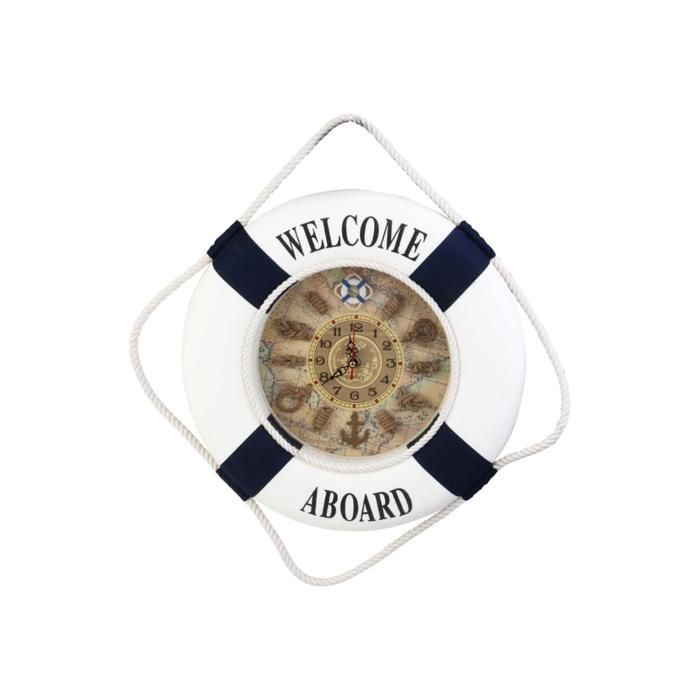 HORLOGE WELCOME ABOARD 45 CM
