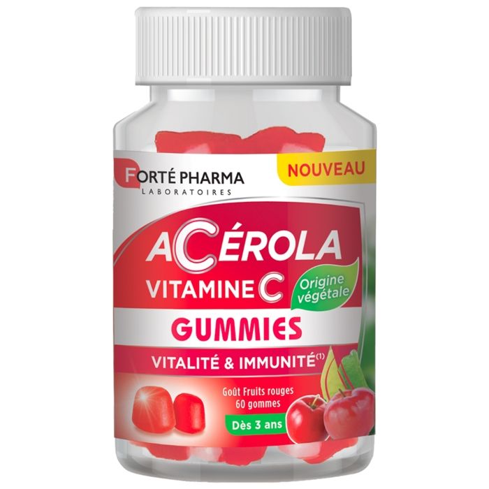 Forté Pharma Acérola Énergie Gummies - 60 Gommes