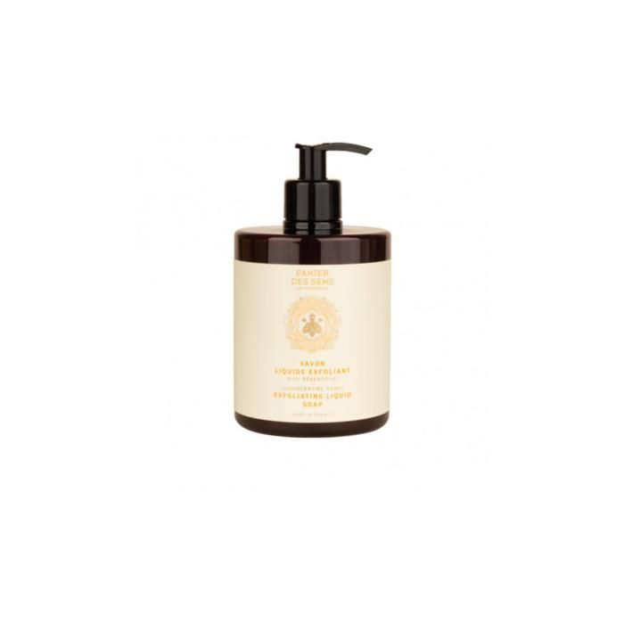 Savon liquide exfoliant - Miel Régénérant - 500ml - 100% végétal - Vegan - Fabriqué en France