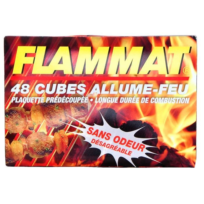 Allume-feu x48 cubes - FLAMMAT