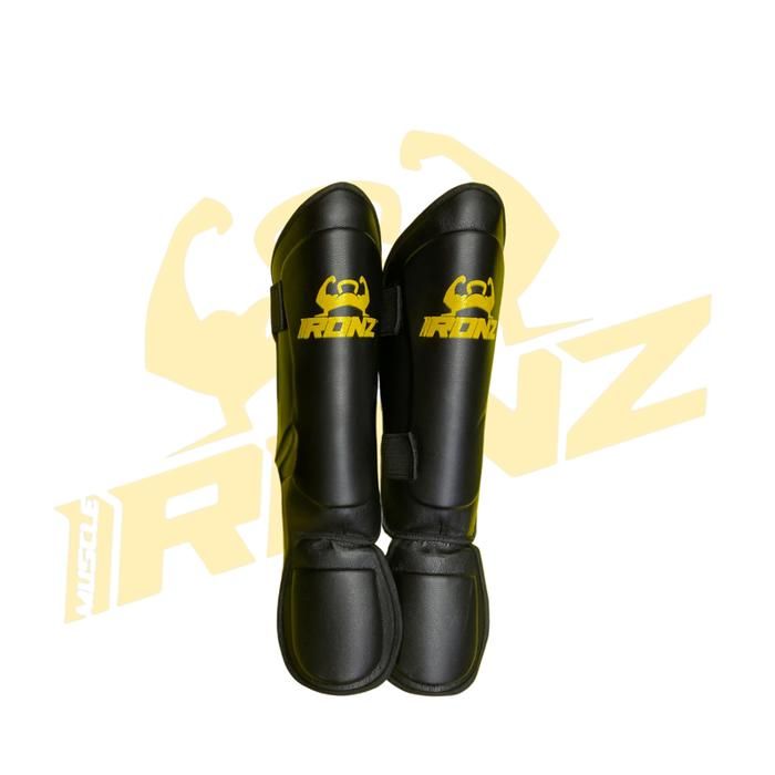 Protège-Tibias - IRONZ - Cuir Original - 55 cm - Confort Ergonomique - Protection Maximale