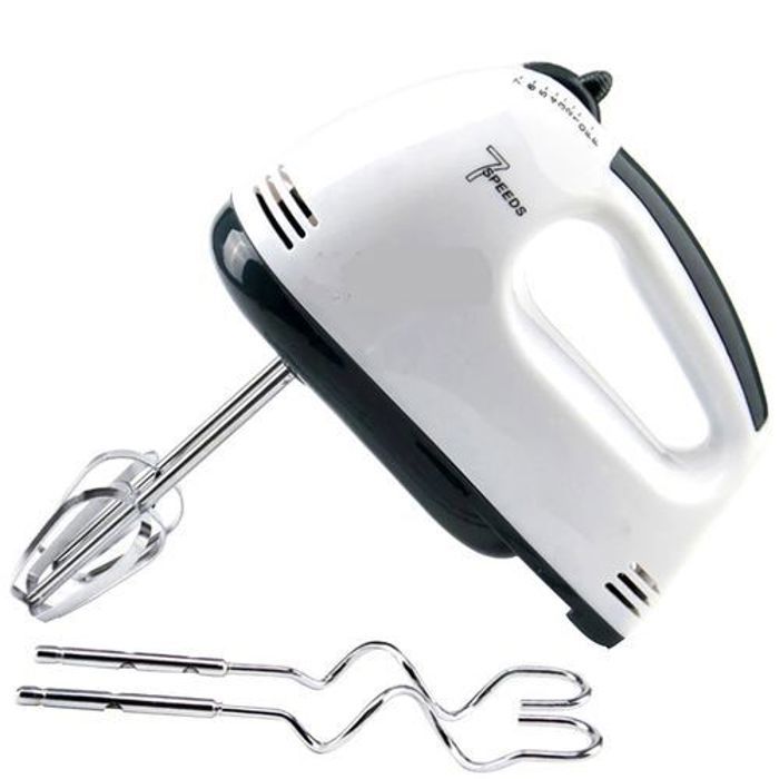 Batteur électrique à main - Efficace - 7 vitesses - Design épuré - Couleurs tendance