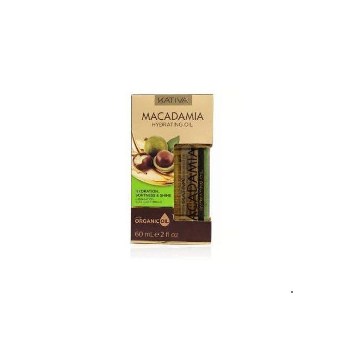 Kativa Professional Sérum-Huile hydratante avec huile de macadamia bio, 60 ml