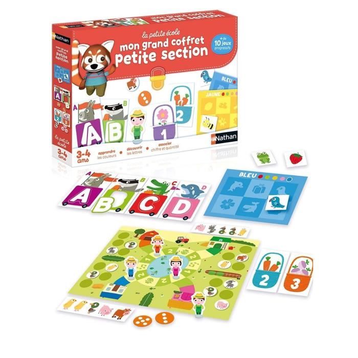 Nathan - Mon grand coffret petite section - Jeux Educatifs