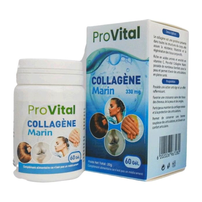 Pro vital Collagene Marin 330mg 60Gelules