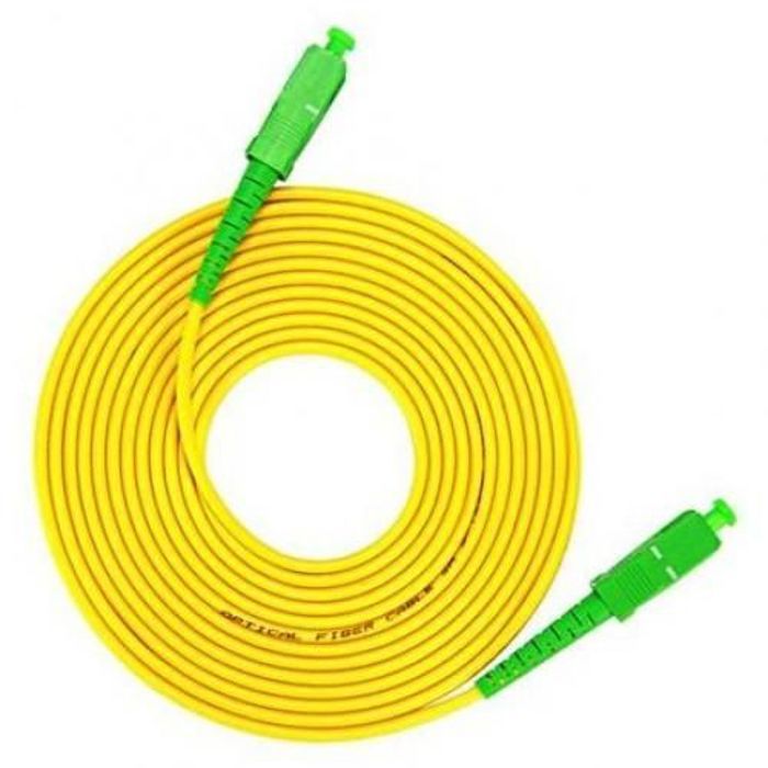 Câble fibre optique - OOTDTY - Simplex monomode - 1,5 mètres - Jaune - Haute qualité