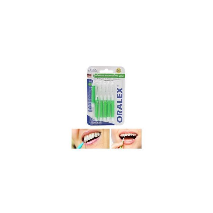 ORALEX Brossettes Interdentaires (5+1) Vert