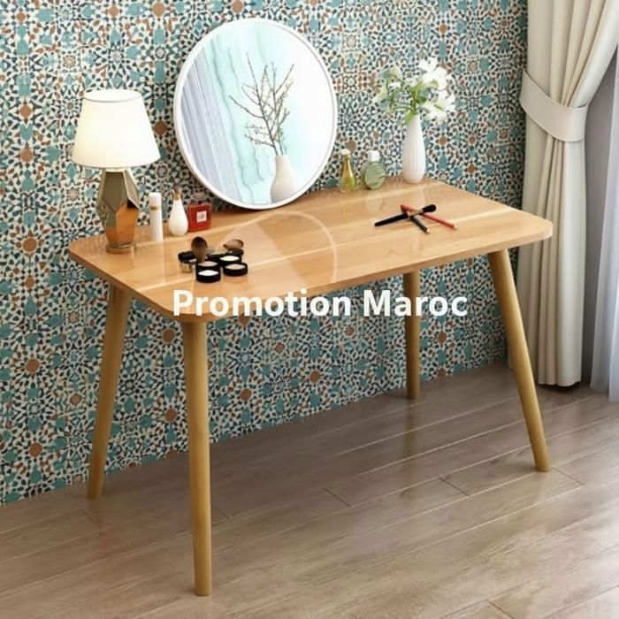Coiffeuse - Table Maquillage Moderne Rangement - 90 / 40 CM - MDF