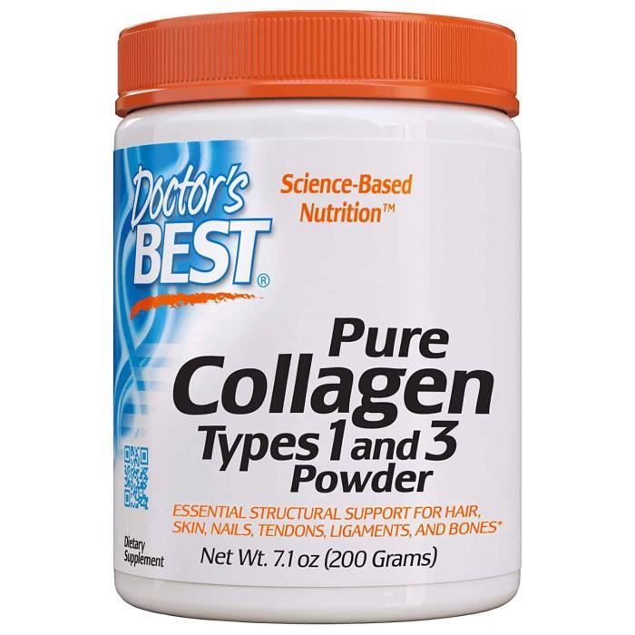 Doctor's Best Collagène pur de types 1 et 3 en poudre 200g