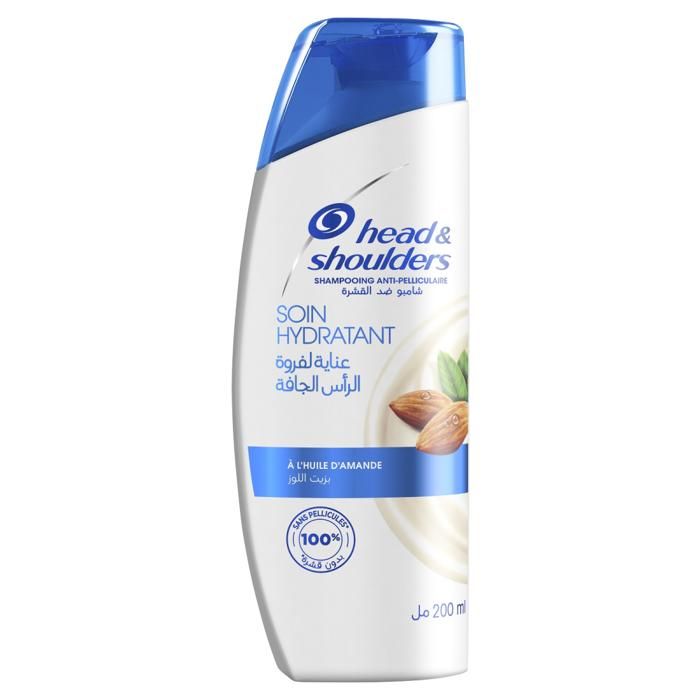 Head & Shoulders Shampoing Antipelliculaire Soin Hydratant à l'Huile d'Amande - 200ml