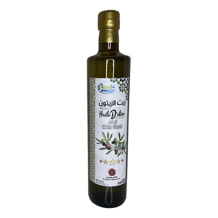 750ml Huile D'Olive (Intense) Extra Vierge Récolte -Zéro sel- 100 % Pure et Naturelle