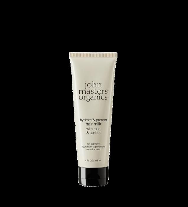 Lait capillaire - John Masters Organics - Hydratant et protecteur - Rose bio - Abricot - Sans silicone