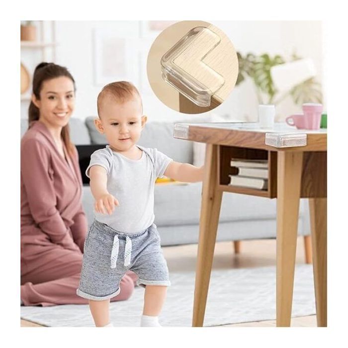 Protecteurs de coins de table anti-choc pour enfants 4 pièces