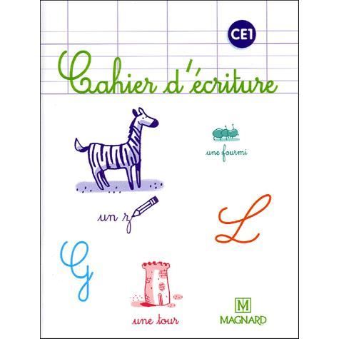 Cahier d'écriture CE1