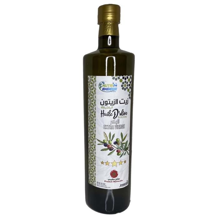 1L Huile D'Olive (Intense) Extra Vierge Récolte -Zéro sel- 100 % Pure et Naturelle