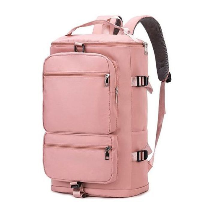 Sac à dos de sport - GENERIC - Rose - 3 en 1 - Poche humide - Grande capacité