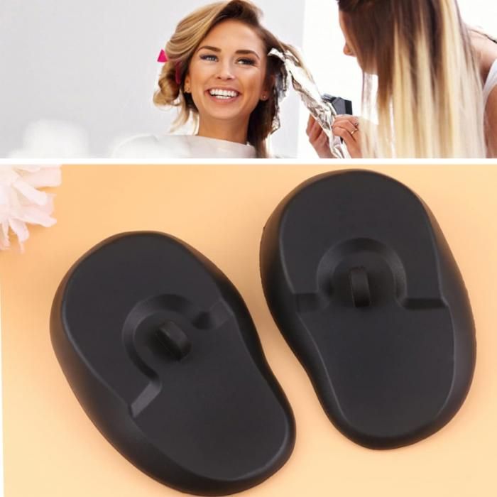 Lot de 2 protège-oreilles en silicone - Noir